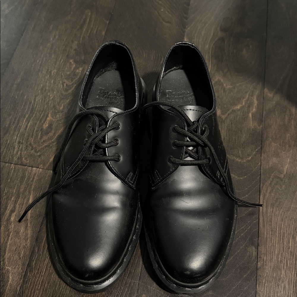Dr. Martens Black Leather Loafers